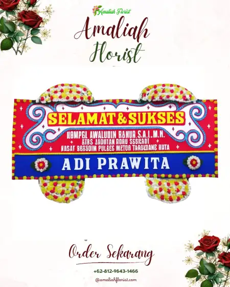 Papan Bunga Ucapan Selamat Stabat