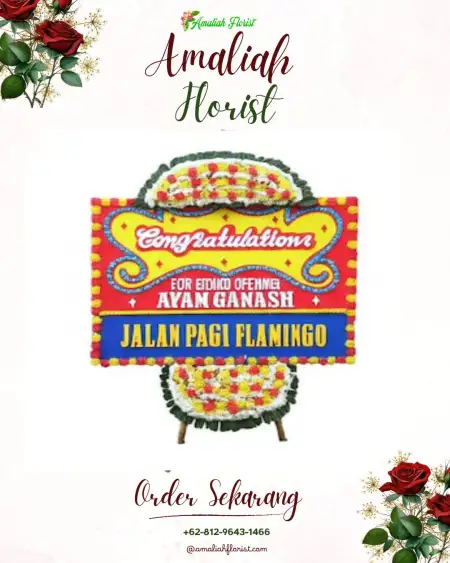Sewa Papan Bunga Stabat